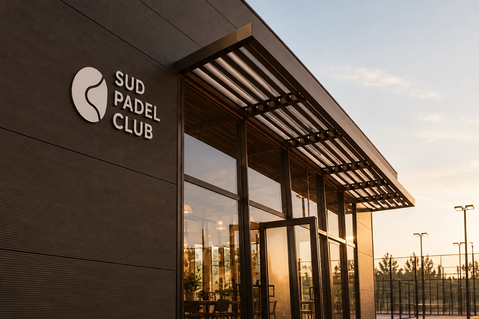 Espace lounge du Sud Padel Club